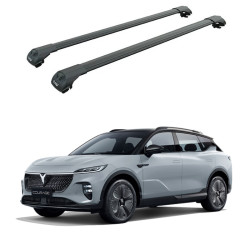 Багажник за VOYAH COURAGE SUV (railing) (2005-->) AERO BAR BLACK