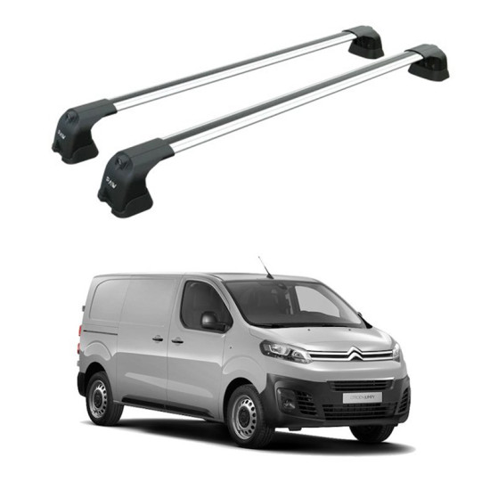 БАГАЖНИК ЗА Citroën Jumpy L1/L2/L3 (XS/M/XL - 3,4,5 fixpoint) (2016-->) AERO BAR