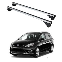БАГАЖНИК ЗА Ford Grand C-Max 5d (II/C344 - railing) (2010-->2015) ALU REILING