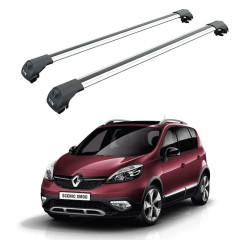 БАГАЖНИК за Renault Scenic XMOD (III.2 - railing) (2013-->2016) AERO BAR