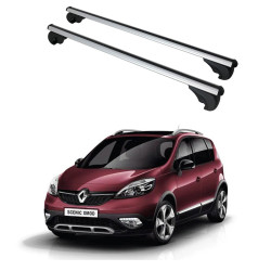 БАГАЖНИК за Renault Scenic XMOD (III.2 - railing) (2013-->2016) ALU REILING