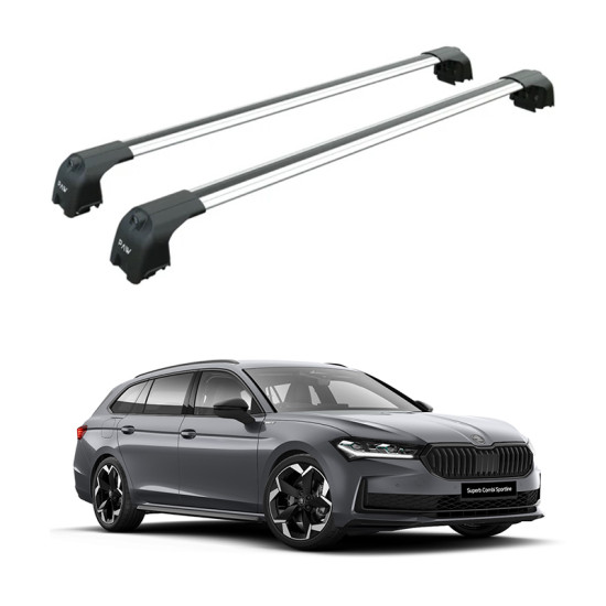 БАГАЖНИК ЗА Skoda Superb Combi (IV/B9(3Y) - integrated railing) (2024-->) AERO BAR