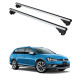 БАГАЖНИК ЗА Volkswagen Golf Alltrack (VII - railing) (2015-->2020) ALU REILING