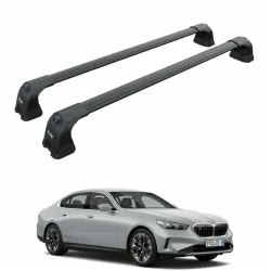 Багажник за BMW Serie 5 sedan 4d. / i5 Sedan 4d. (G60 - fixpoint) (2023-->) AERO BAR BLACK