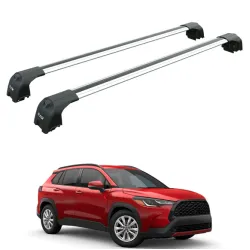 Багажник за Toyota Corolla Cross 5d (I/XG10 - integrated railing) (2022-->) AERO BAR