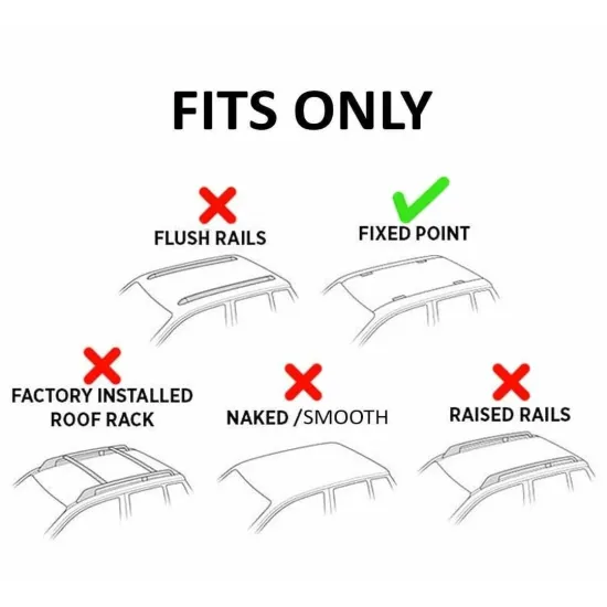 БАГАЖНИК З БРОЯ ГРЕДИ ЗА Volkswagen T6/T6.1 (fixpoint) (2015-->2024) AERO BAR