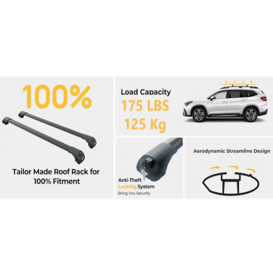 Багажник за Citroën Berlingo Multispace M/XL (III - integrated railing) (2024-->) AERO BAR