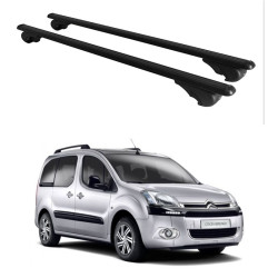 БАГАЖНИК ЗА Citroën Berlingo (II - Railing) (2008-->2018) ALU REILING BLACK