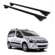 БАГАЖНИК ЗА Citroën Berlingo (II - Railing) (2008-->2018) ALU REILING BLACK