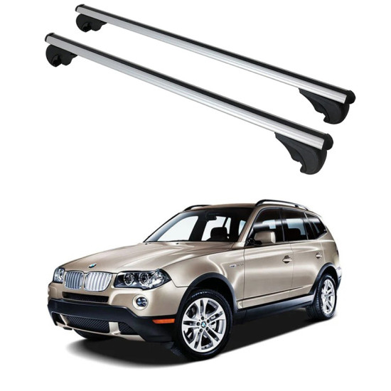 Багажник за BMW X3 5d (E83 - railing) (2003-->2011) ALU REILING