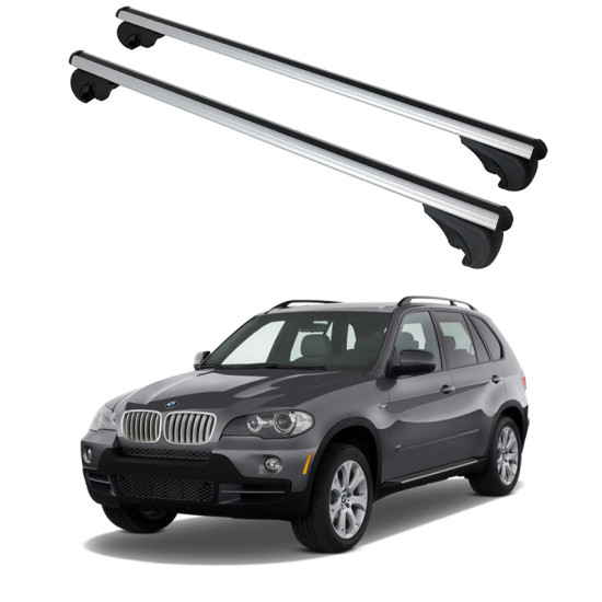 Багажник за BMW X5 5d (E70 - railing) (2007-->2013) ALU REILING