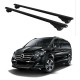 БАГАЖНИК ЗА Mercedes Clase V / EQV 5d MPV / Vito / Viano / (W447 - railing) (2014-->) ALU REILING BLACK