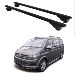Багажник за Volkswagen T5 / T6 /T6.1 Roof Railing (2003-->2024) ALU REILING BLACK