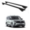 БАГАЖНИК ЗА Ford Courier II Tourneo/Transit (railing) (2023-->) ALU REILING BLACK