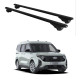 БАГАЖНИК ЗА Ford Courier II Tourneo/Transit (railing) (2023-->) ALU REILING BLACK