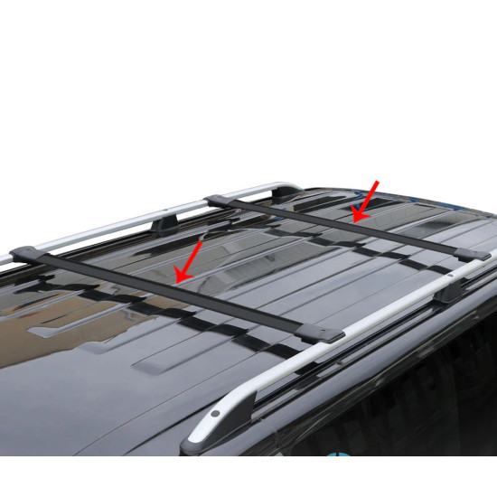 БАГАЖНИК ЗА MERCEDES-BENZ EQT/Class T (I - railing) (2021-->) AERO BLACK