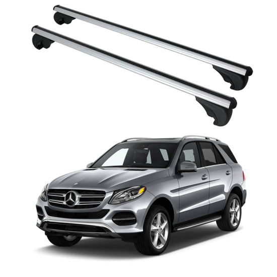 Багажник за Mercedes Clase GLE 5d (W166 - railing) (2015-->2019) ALU REILING