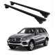 Багажник за Mercedes Clase GLE 5d (W166 - railing) (2015-->2019) ALU REILING BLACK