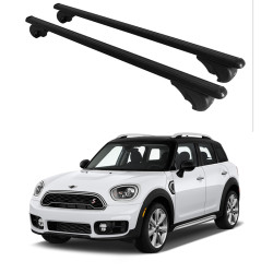 Багажник за Mini Countryman 5d (F60 - railing) (2017-->2024) ALU REILING BLACK