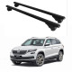 Багажник за Skoda Kodiaq 5d (railing) (2016-->2024) ALU REILING BLACK