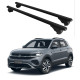 Багажник за Volkswagen T-Cross 5d (railing) (2019-->) ALU REILING BLACK