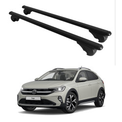 Багажник за Volkswagen Taigo 5d (railing) (2021-->) ALU REILING BLACK