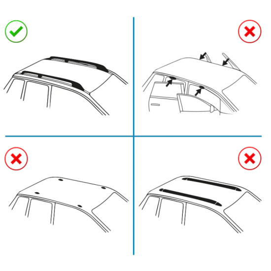 БАГАЖНИК ГРЕДИ CRUZ AIRO DARK ЗА Citroën Berlingo (II - Railing) (2008-->2018)