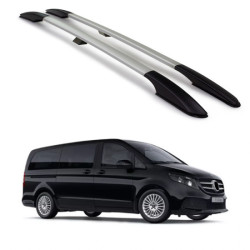 НАДЛЪЖНИ ГРЕДИ РЕЙЛИНГИ СИВИ Mercedes Clase V L2 long (W447) (2014-->)