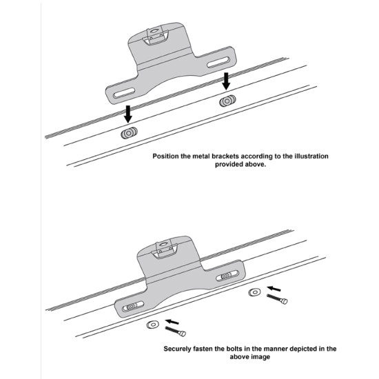 Багажник за Honda CR-V 5d (IV - integrated railing) (2012-->2018) AERO BAR BLACK