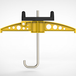 СКОБА ЗА МОНТАЖ НА СТЪЛБИ 2 БРОЯ LADDER CLAMP