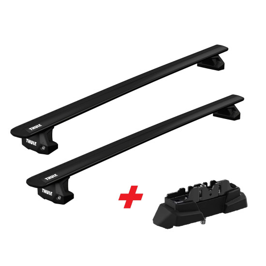 Багажник THULE WingBar Evo Fixpoint Black за BMW Serie 3 sedan 4d (F30 - fixpoint) (2012-->2018)